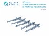 Quinta Studio QT72013 RS-82 Rockets with RO-82 launchers, 10 pcs (all kits) 1/72
